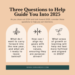 three pillars with guiding questions